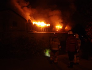 Brand i Mios gamla lokaler Listerby