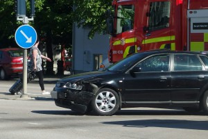 Trafikolycka Järnvägstorget Karlskrona