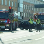 Trafikolycka Järnvägstorget Karlskrona