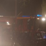 Brand i traktor i lada Flakulla