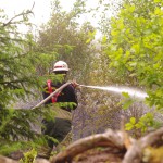 Skogsbrand kraftverket S Långgöl Ronneby