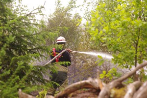 Skogsbrand kraftverket S Långgöl Ronneby