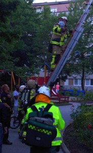 Lägenhetsbrand Kungsmarken