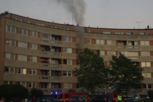 Lägenhetsbrand kmv