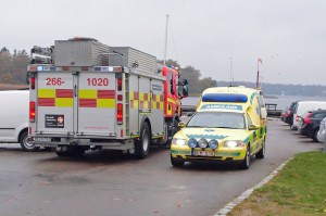 Drunkningslarm vid BTH i Karlskrona