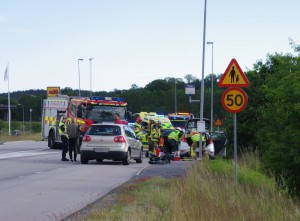 Trafikolycka Omloppsvägen Ronneby