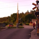 Något påkört på järnvägen mellan Spjutsbygd och Nävragöl