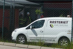 Brand hos Rosteriet