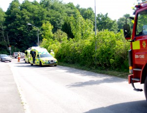 Trafikolycka E22 Jämjö