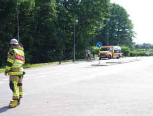 Trafikolycka E22 Jämjö