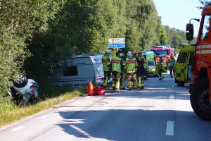 Trafikolycka rv 28 Nävragöl