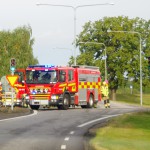 Trafikolycka Sunnavägen Gamla infartsvägen