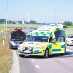 Trafikolycka E22 mellan Ramdala och Jämjö