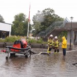 Översvämning torget Jämjö