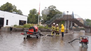 Översvämning torget Jämjö