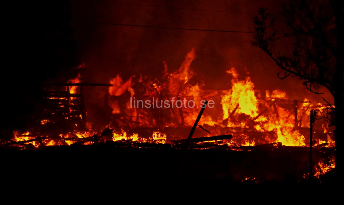 Ladugårdsbrand Gärestad