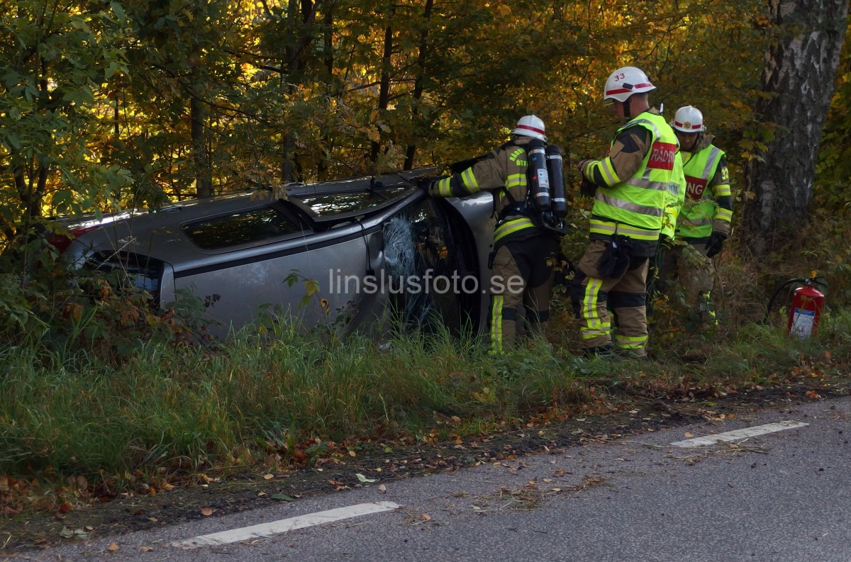 Voltad bil gamla landsvägen Nättraby