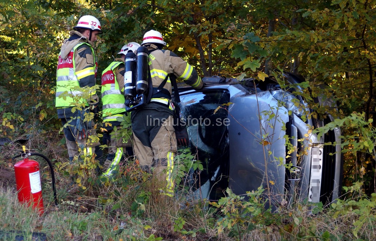 Voltad bil gamla landsvägen Nättraby