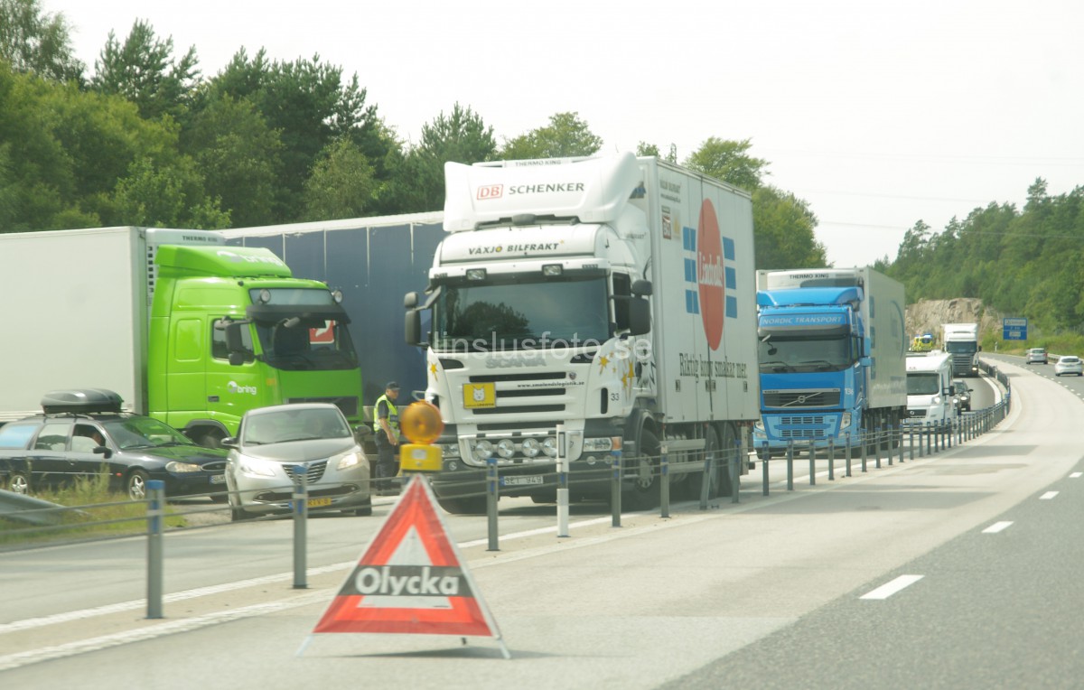 Trafikolyckor E22 Ronneby västra