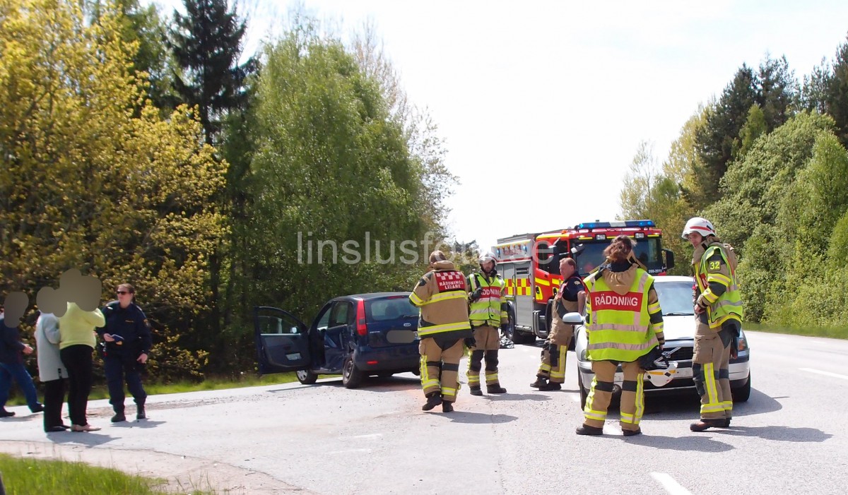 Flerbilsolycka Hultarondellen Ronneby