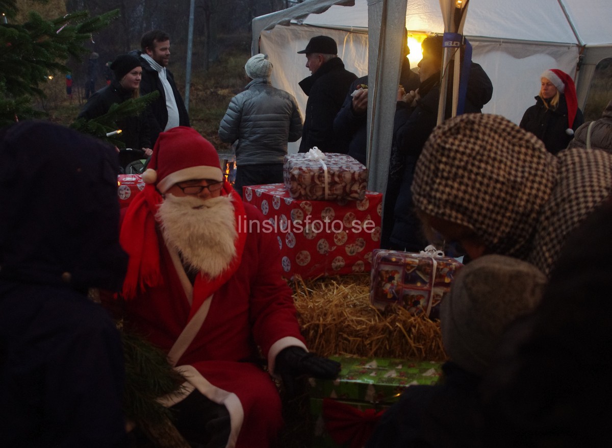 Tomten på Fridlevstad julmarknad