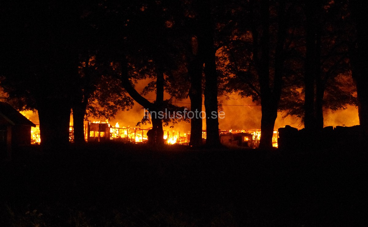 Brand Ladugård Norra Boasjö