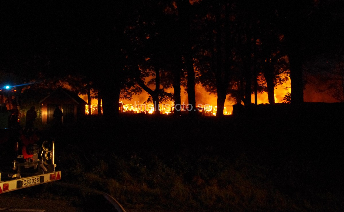 Brand Ladugård Norra Boasjö