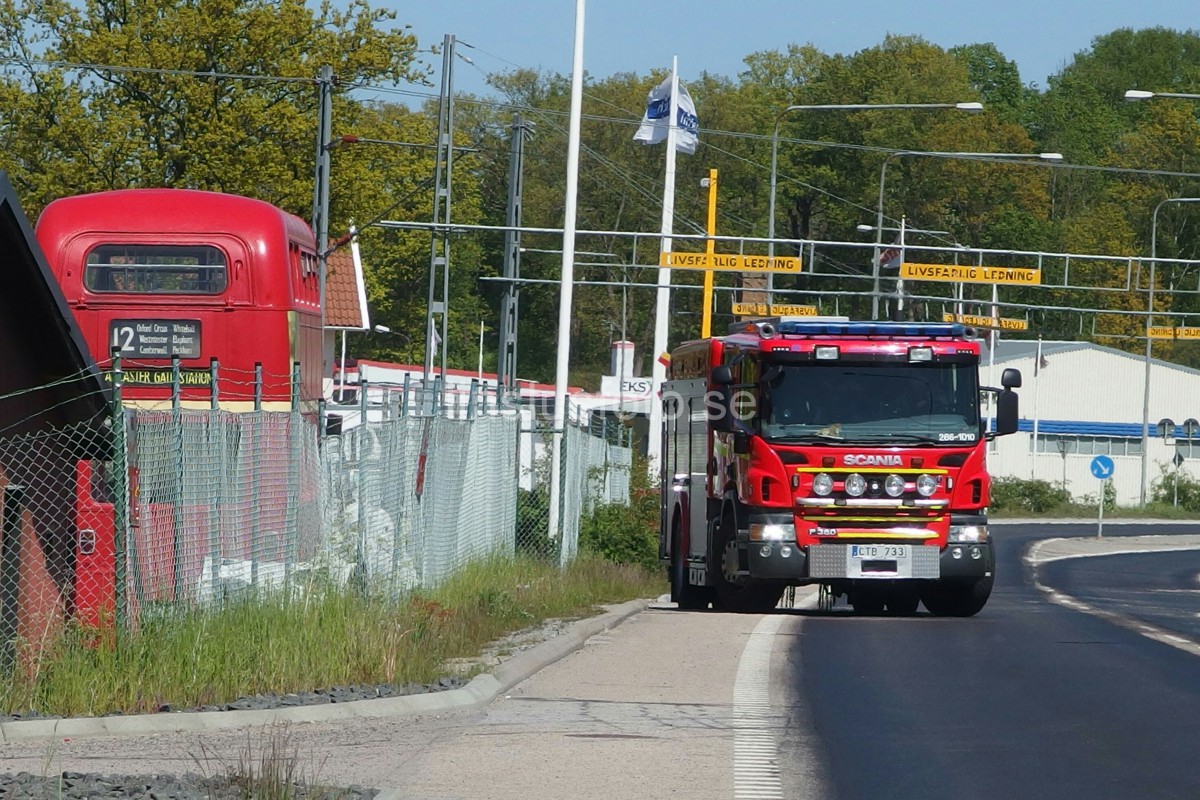 Brand hos Rosteriet