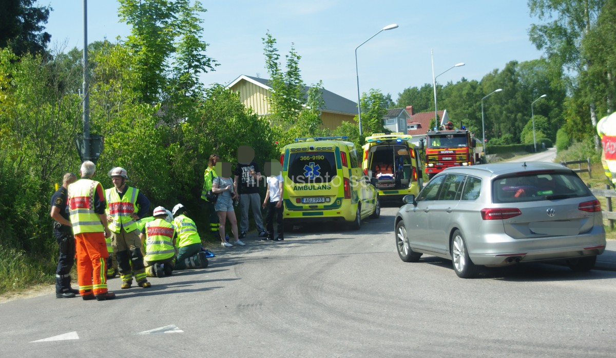 Trafikolycka E22 Jämjö